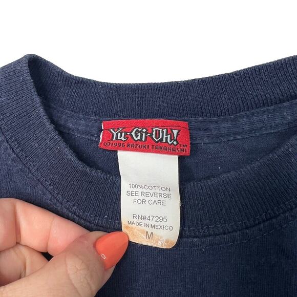 Yu-Gi-Oh! VTG 1996 Seto Kaiba Long Sleeve T-Shirt Anime Navy Blue Youth M Medium - Picture 6 of 6